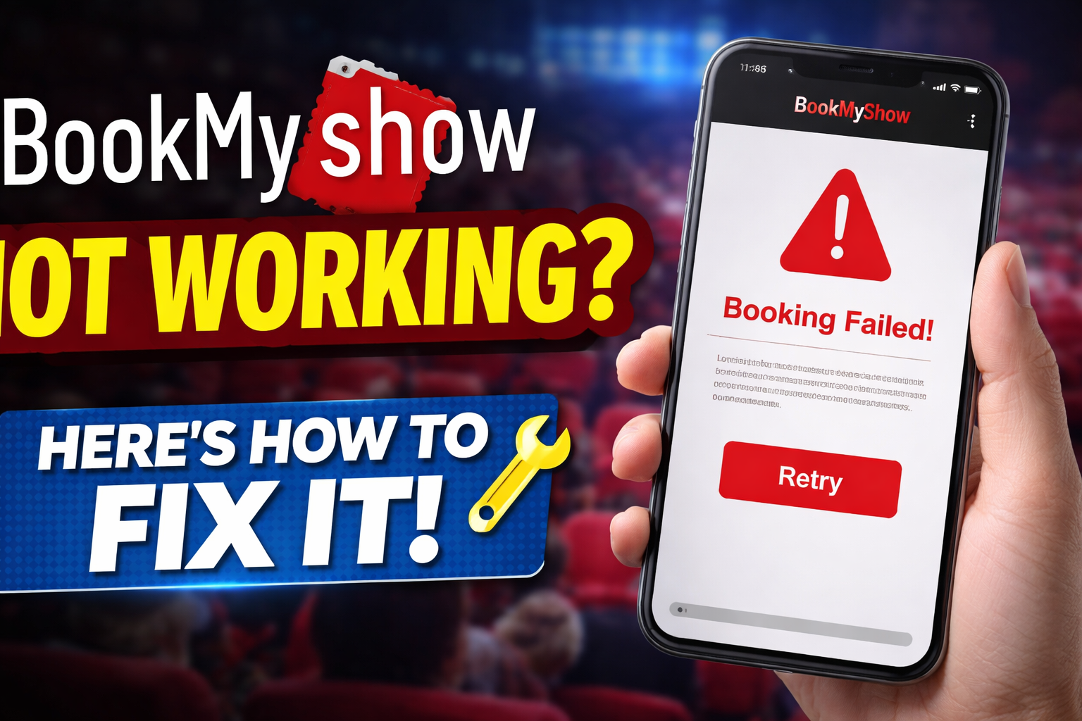BookMyShow Not Working in 2026? Real Problems Users Are Facing Today